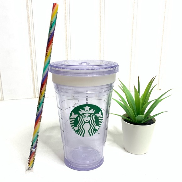 Starbucks Other - 馃尩Reusable Starbucks Cup Cold Clear Rainbow Straw Starbucks Other - 馃尩Reusable Starbucks Cup Cold Clear Rainbow Straw